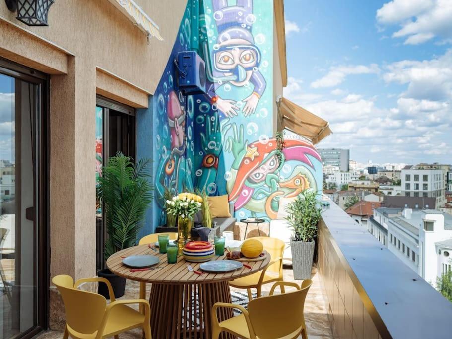 Apartamento Terrasse Des Plongeurs Bucarest Exterior foto